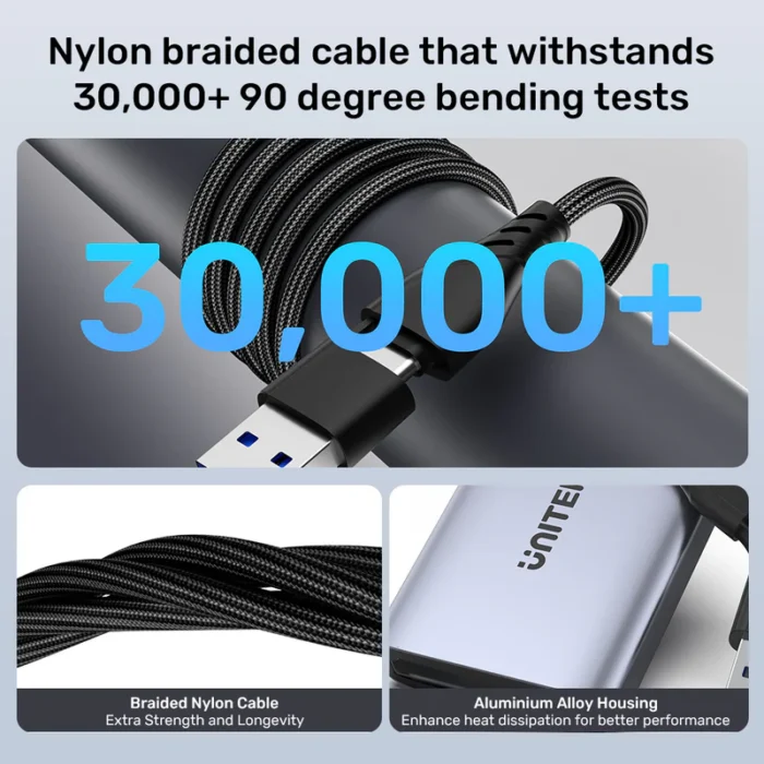 Unitek USB C/A Dual HDMI Adapter - Image 8