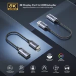 Unitek 8K DisplayPort to HDMI Adapter - Image 3