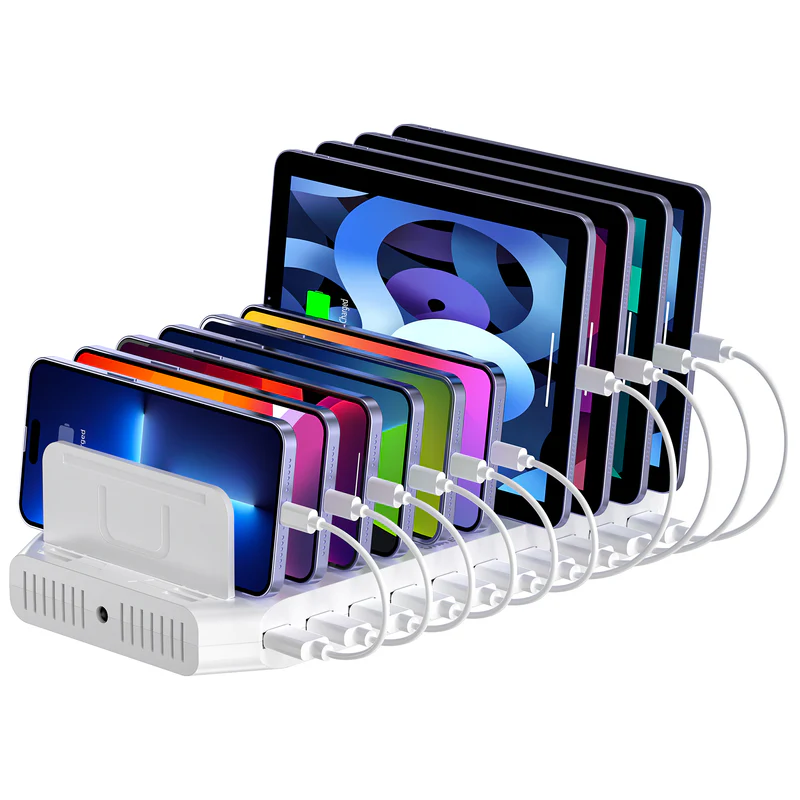 Y-2190D-1 Unitek 60W 10 Port USB Charging Station - Image 1