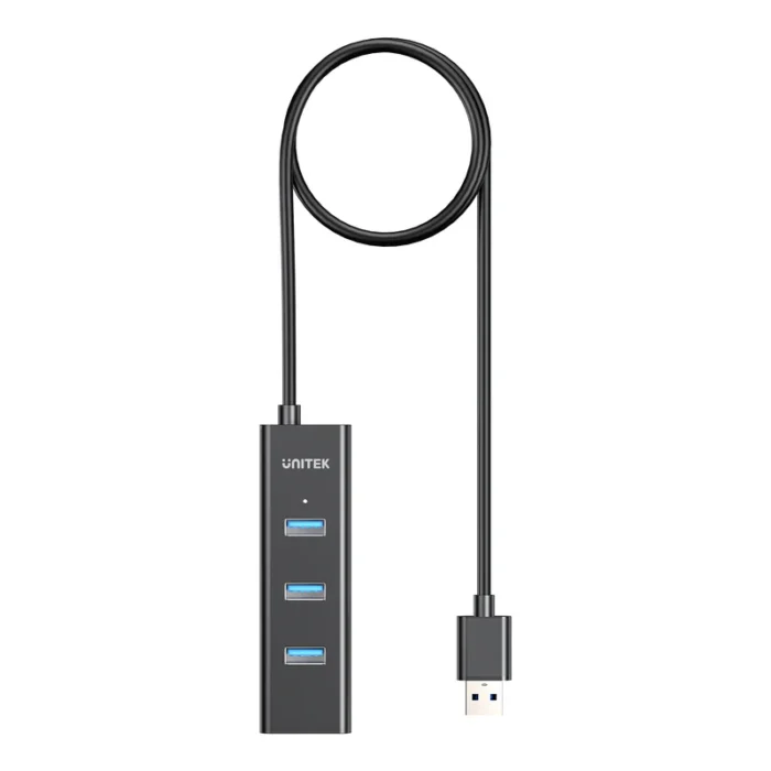 Unitek 4-in-1 USB-A 5Gbps Hub with 1.2m Cable - Image 2