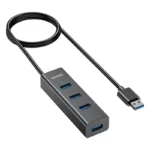 Unitek 4-in-1 USB-A 5Gbps Hub with 1.2m Cable