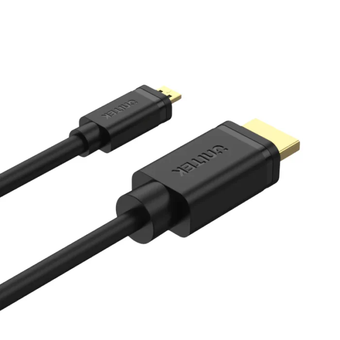 Unitek 4K 60Hz High Speed Micro HDMI to HDMI Cable 2M - Image 2