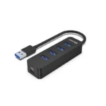 Unitek uHUB Q4 4 Ports Powered USB 3.0 Hub with USB-C Power Port