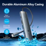 Vention USB-C to HDMI (4K-60Hz) / USB3.0x2 / USB 3.2 Type C /  RJ45 / PD 100W / Docking Station 0.15M - Image 11