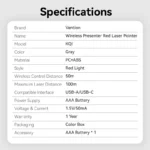 Vention Wireless PowerPoint Presentation Clicker – Gray - Image 14