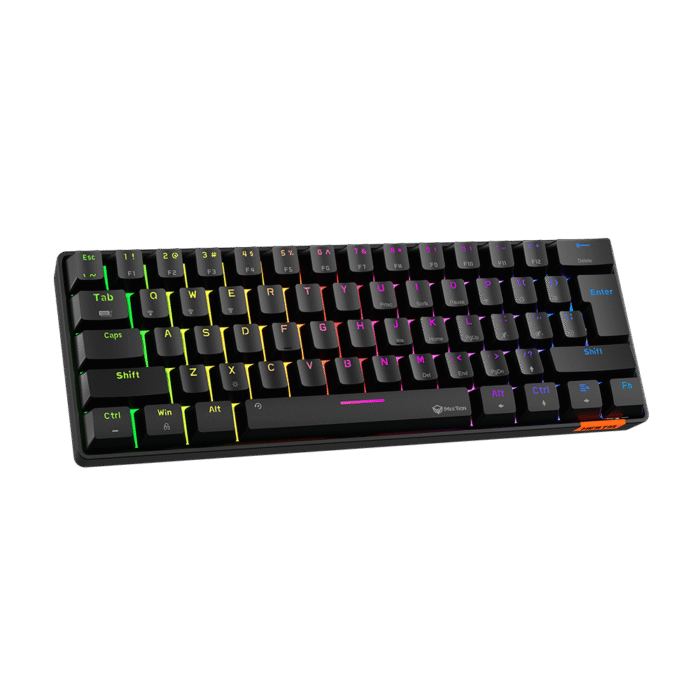 Meetion Dual Mode 60% Mechanical Keyboard Rainbow MK005BT (Bluetooth / Wired) - Image 4