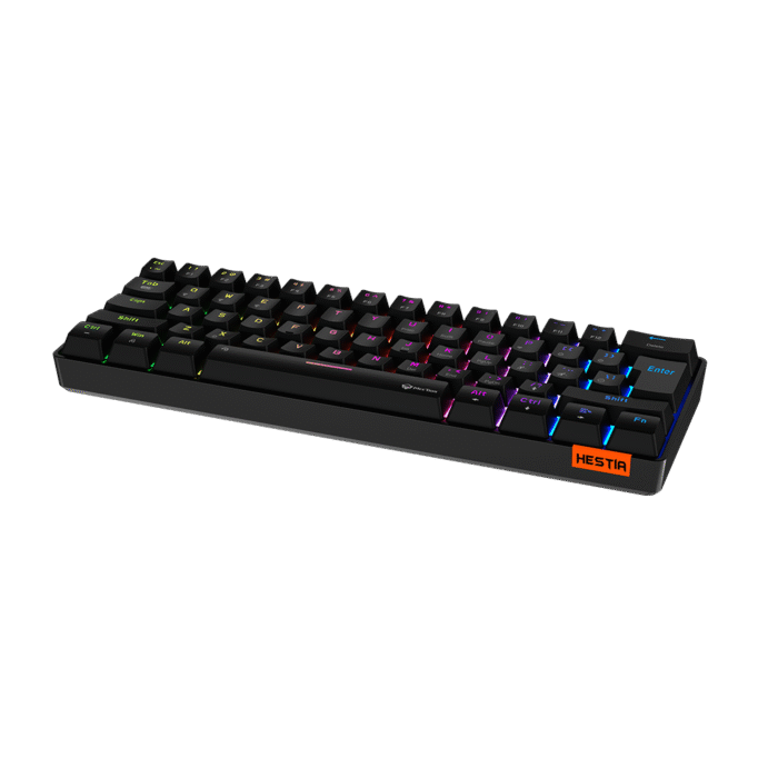 Meetion Dual Mode 60% Mechanical Keyboard Rainbow MK005BT (Bluetooth / Wired) - Image 5