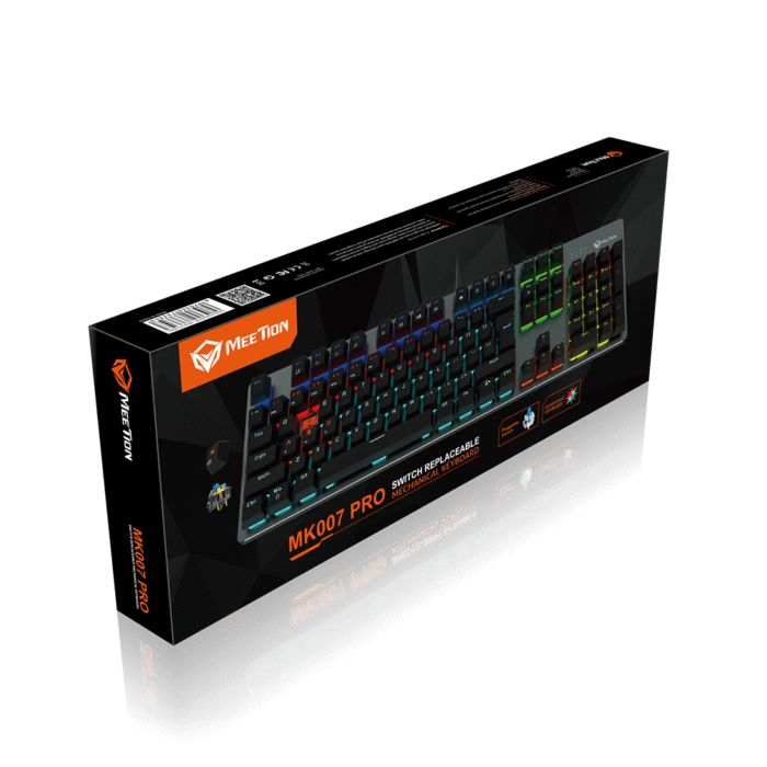 Meetion Mechanical Keyboard AR/EN Mk007Pro - Image 3