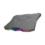 MeeTion CP4040 Quiet RGB Gaming Cooler Pad – 9 : 17 Inch – 2*USB - Image 2