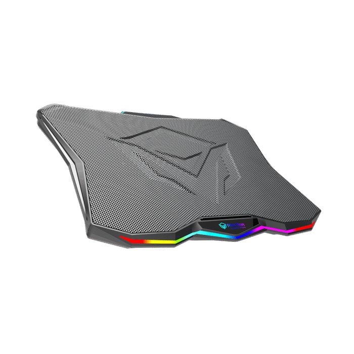 MeeTion CP4040 Quiet RGB Gaming Cooler Pad – 9 : 17 Inch – 2*USB - Image 3