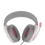 Meetion MT-HP021wp Gaming Headset Backlit 3.5mm Audio Pin *1 with  Audio and USB - White Pink - Image 4