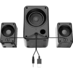 Meetion Gaming Pro 2.1 Gaming Desktop Speakers (Bluetooth) - Image 2