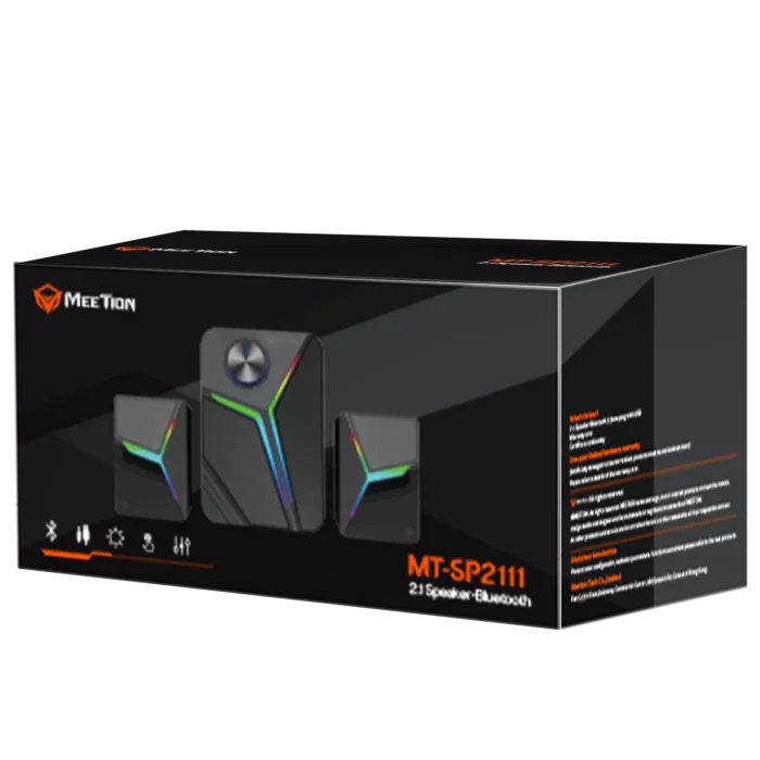 Meetion Gaming Pro 2.1 Gaming Desktop Speakers (Bluetooth) - Image 3