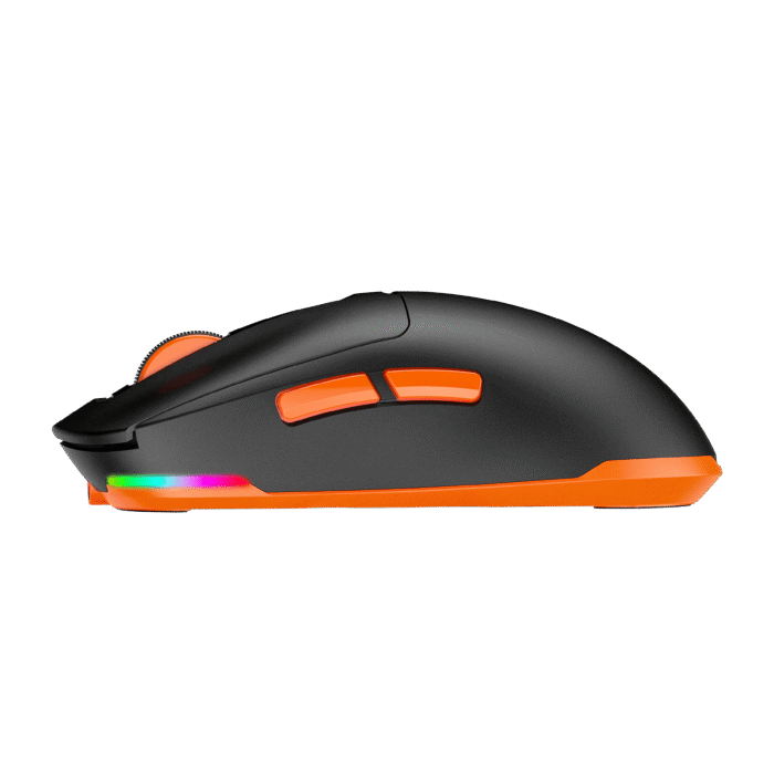 Meetion GW24 Wireless Tri-Mode Mouse (2.4G wireless, Bluetooth, and wired) - Black - Image 5