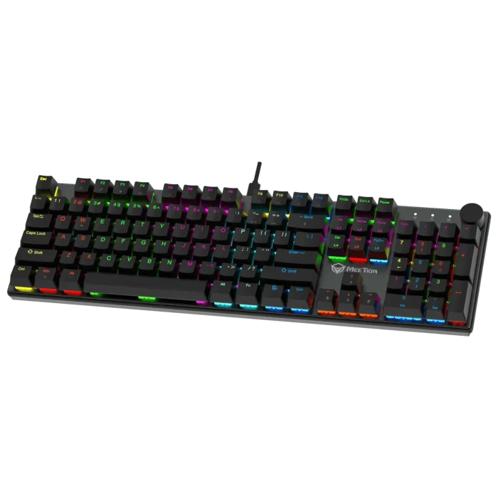 Meetion Hot-swap Mechanical Keyboard MK009Pro (Red Switch) - Image 4