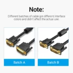 Vention DVI(24+5) to VGA Cable Black - Image 2
