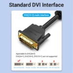 Vention DVI(24+5) to VGA Cable Black - Image 7