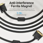 Vention DVI(24+5) to VGA Cable Black - Image 3