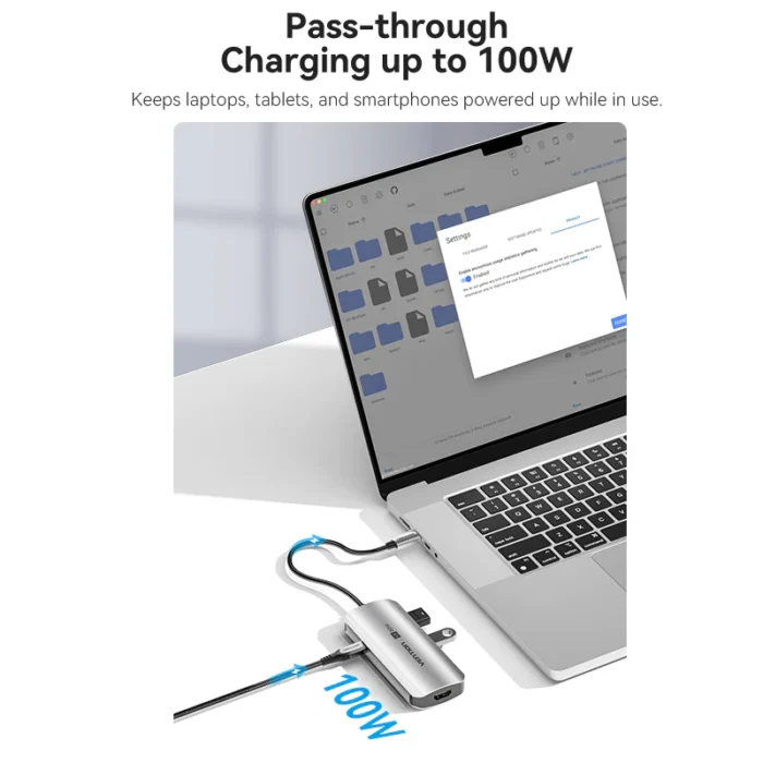Vention 6-in-1 USB-C Docking Station - Image 7