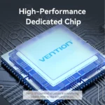 Vention USB-C to HDMI (4K-60Hz) / USB3.0x2 / USB 3.2 Type C /  RJ45 / PD 100W / Docking Station 0.15M - Image 9