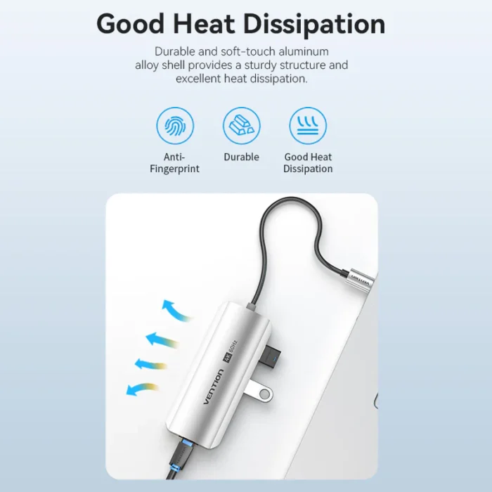 Vention 6-in-1 USB-C Docking Station - Image 8