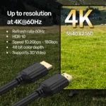 Unitek HDMI 2.0 Male to Male 4K 60Hz Cable - Image 4
