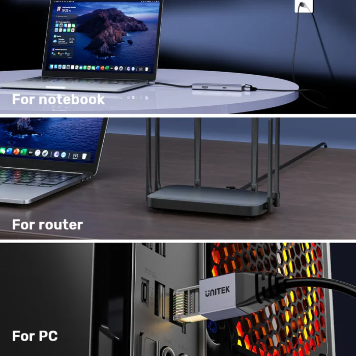 Unitek CAT8 Male to Male Network Cable Pure Copper - Image 4