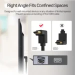 Unitek 4K 60Hz High Speed HDMI Right Angle 90° Cable 3M - Image 4