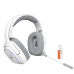 Meetion BTH012 Wireless Tri-Mode Headset Leather Form White