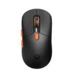 Meetion GW24 Wireless Tri-Mode Mouse (2.4G wireless, Bluetooth, and wired) - Black - Image 2