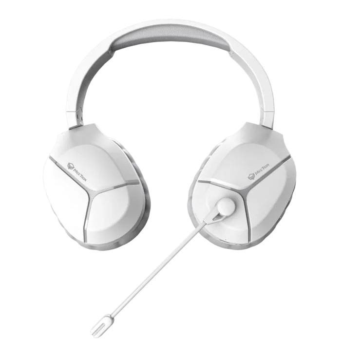Meetion BTH011 Wireless Tri-Mode Headset Leather Form White - Image 4