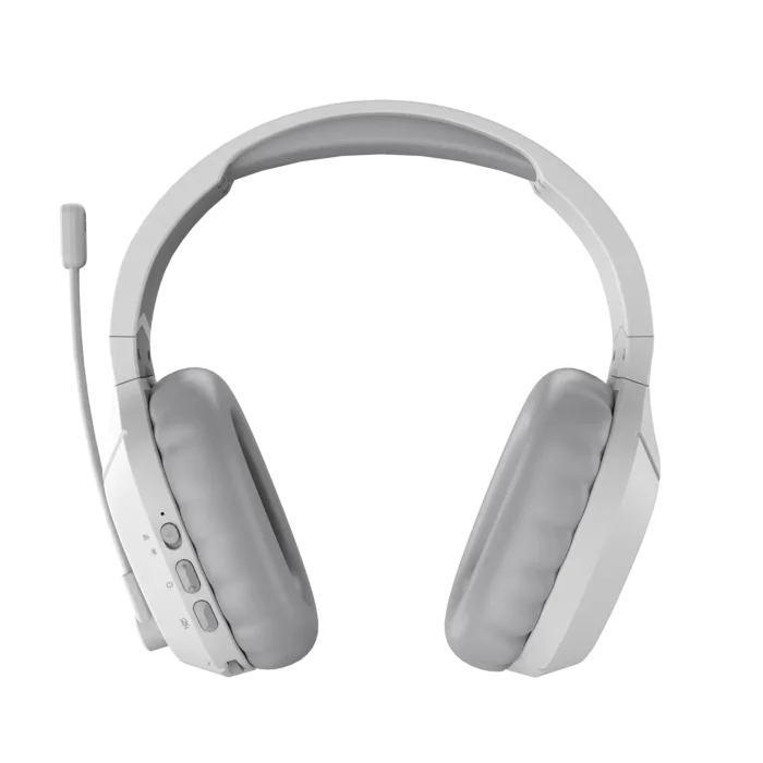 Meetion BTH011 Wireless Tri-Mode Headset Leather Form White - Image 6
