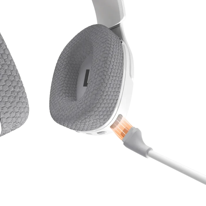 Meetion BTH012 Wireless Tri-Mode Headset Leather Form White - Image 5