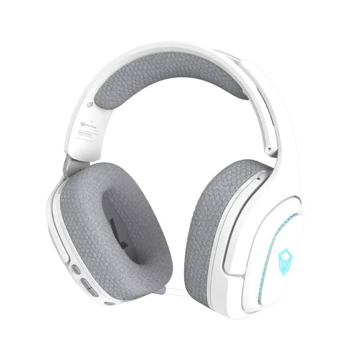 Meetion BTH012 Wireless Tri-Mode Headset Leather Form White - Image 2