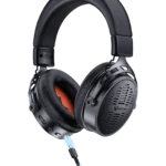 Meetion BTH013 50MM Wireless Surround Sound Gaming Headset Tri-Mode Leather Form Black - Image 3