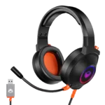 Meetion Hp012 Virtual 7.1 Surround Sound Gaming Headset with Noise-Cancelling Black