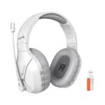 Meetion BTH011 Wireless Tri-Mode Headset Leather Form White