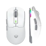 Meetion GW24 Wireless Tri-Mode Mouse (2.4G wireless, Bluetooth, and wired) - White