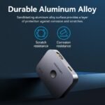 Vention 2-Port Bi-Directional 8K HDMI Switcher Gray Aluminium Alloy Type - Image 3