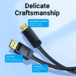 Vention 4K DisplayPort to HDMI Cable Black - Image 2