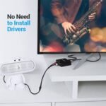 Vention Digital to Analog Audio Converter -  Optical Fiber/Coaxial Digital Audio to TRS 3.5mm/2RCA Audio Converter Black Aluminum Alloy - Image 8