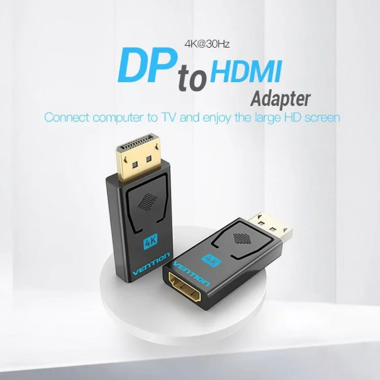 Vention DisplayPort Male to HDMI Female 4K Adapter Black - Image 2