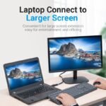 Vention DisplayPort to HDMI Female Adapter 1080p Black - Image 3