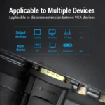 Vention VGA Extension Cable Black - Image 4