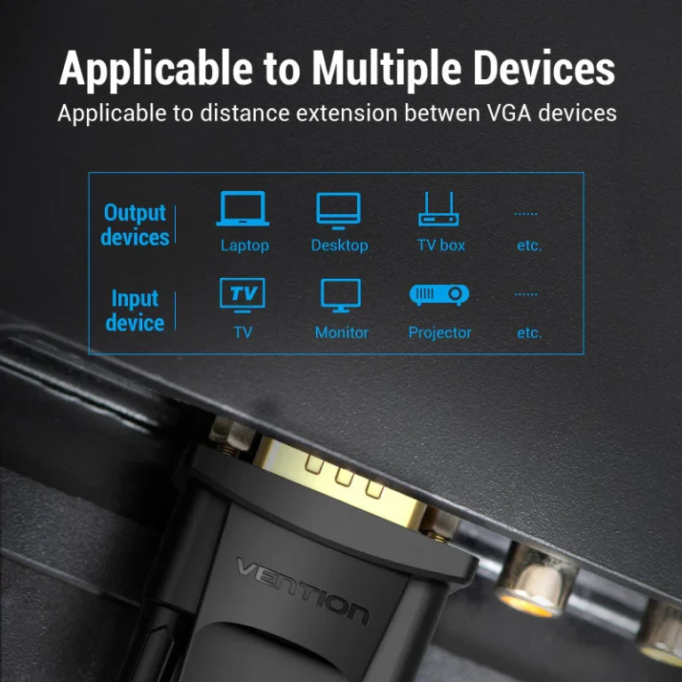 Vention VGA Extension Cable Black - Image 4