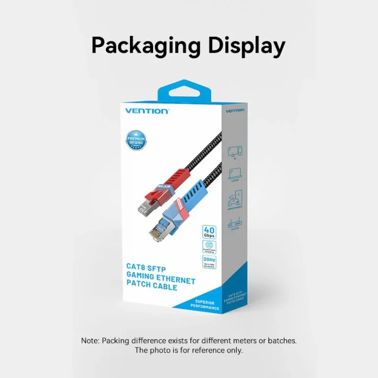 Vention Cat8 SFTP Gaming Ethernet Patch Cable - Image 6