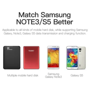 Vention Flat USB3.0 A Male to Micro B Male Cable - Image 2