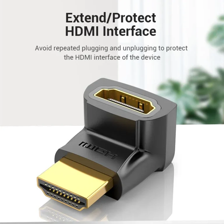 Vention HDMI 270 Degree Male to Female Adapter Black - Image 4