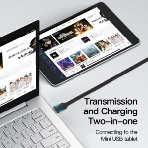 Vention Flat USB2.0 A Male to Mini 5 Pin Cable - Image 4