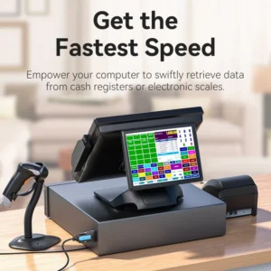 Vention USB to RS232 Serial Adapter Black - Image 3